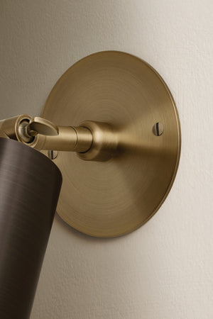 Troy Lighting - B1309-PBR - One Light Wall Sconce - Caleb - Patina Brass
