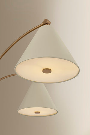 Troy Lighting - F3542-PBR/SSD - Five Light Chandelier - Clive - Patina Brass