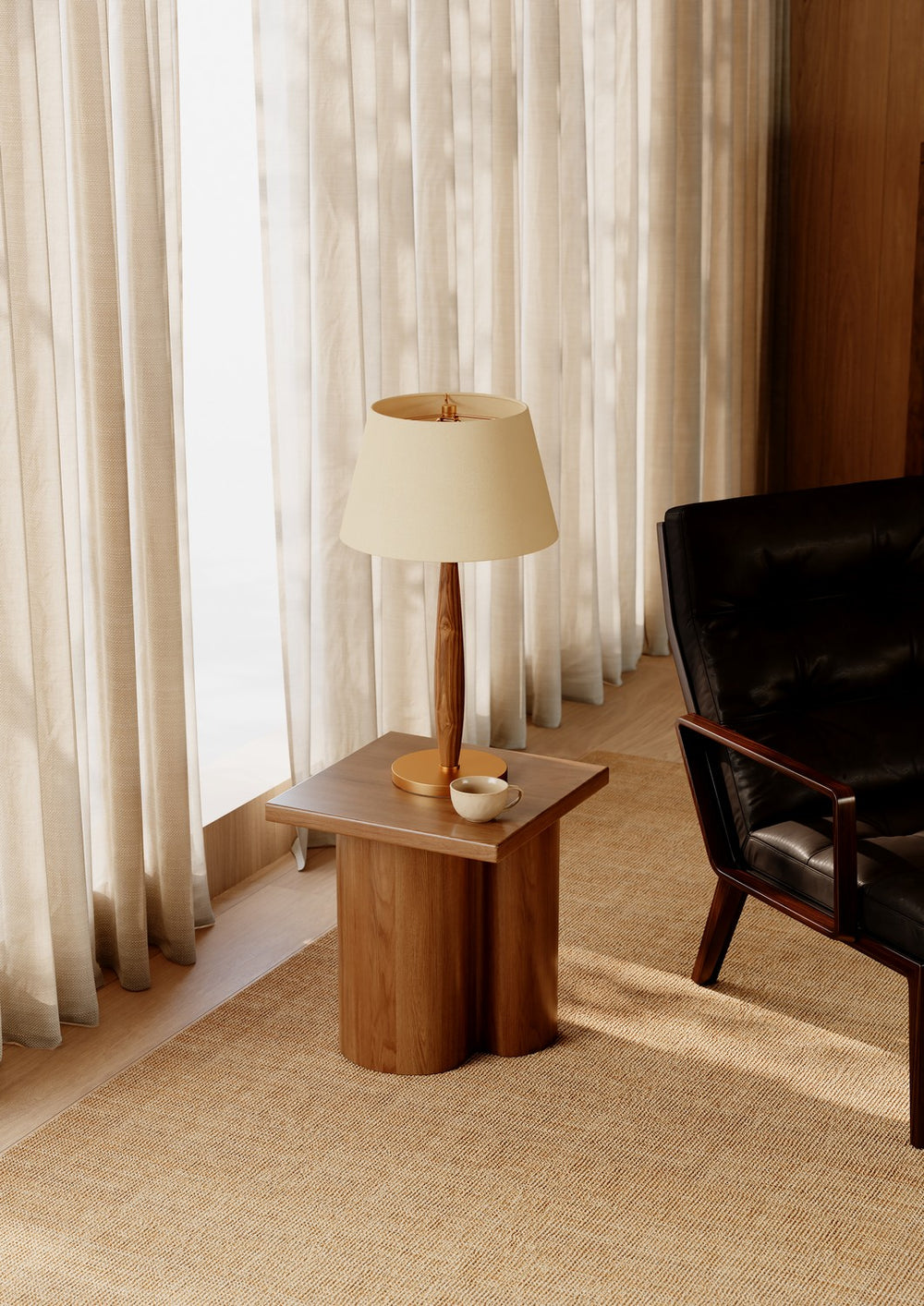 Troy Lighting - PTL7126-PBR - One Light Table Lamp - Ryder - Patina Brass