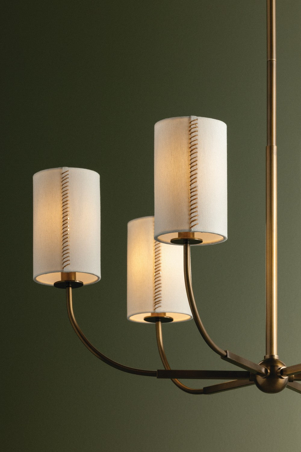 Troy Lighting - F3030-PBR - Six Light Chandelier - Teddy - Patina Brass