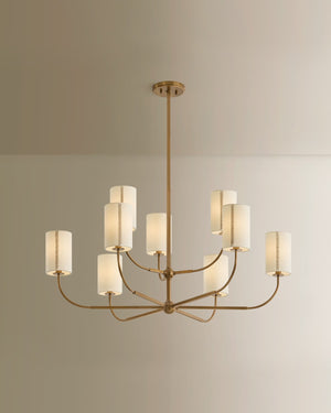 Troy Lighting - F3030-PBR - Six Light Chandelier - Teddy - Patina Brass