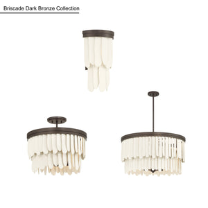 Briscade Semi-Flush Mount