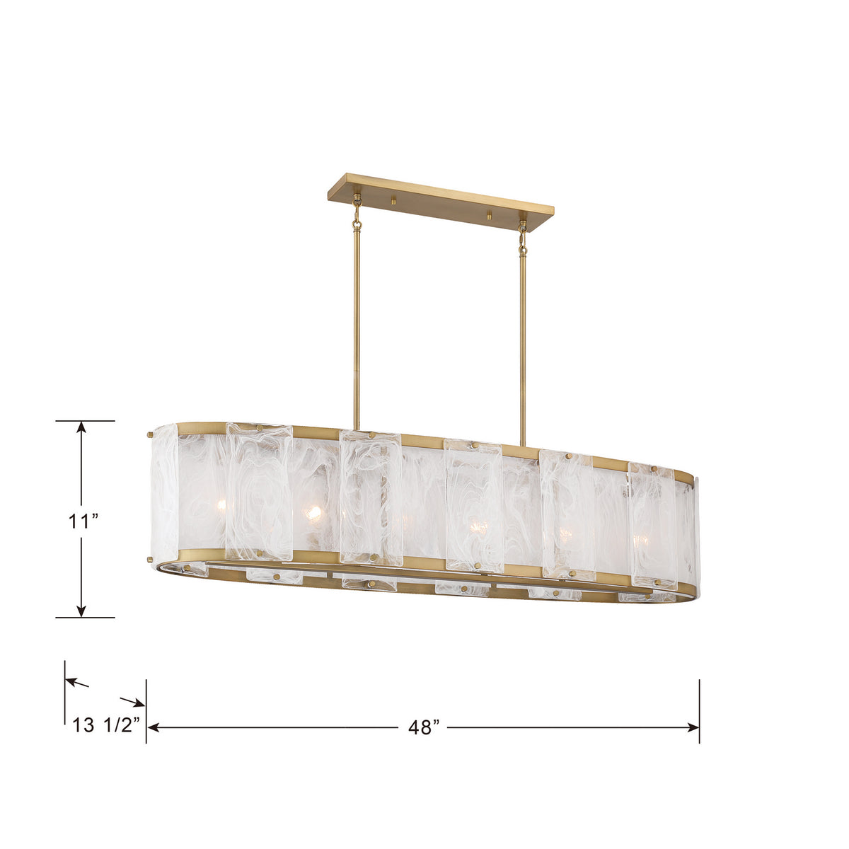 Veil Linear Chandelier