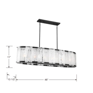 Veil Linear Chandelier