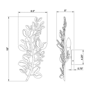 Bridget 2 Light Wall Sconce