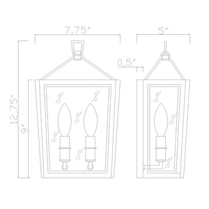 Herrick 2 Light Wall Sconce