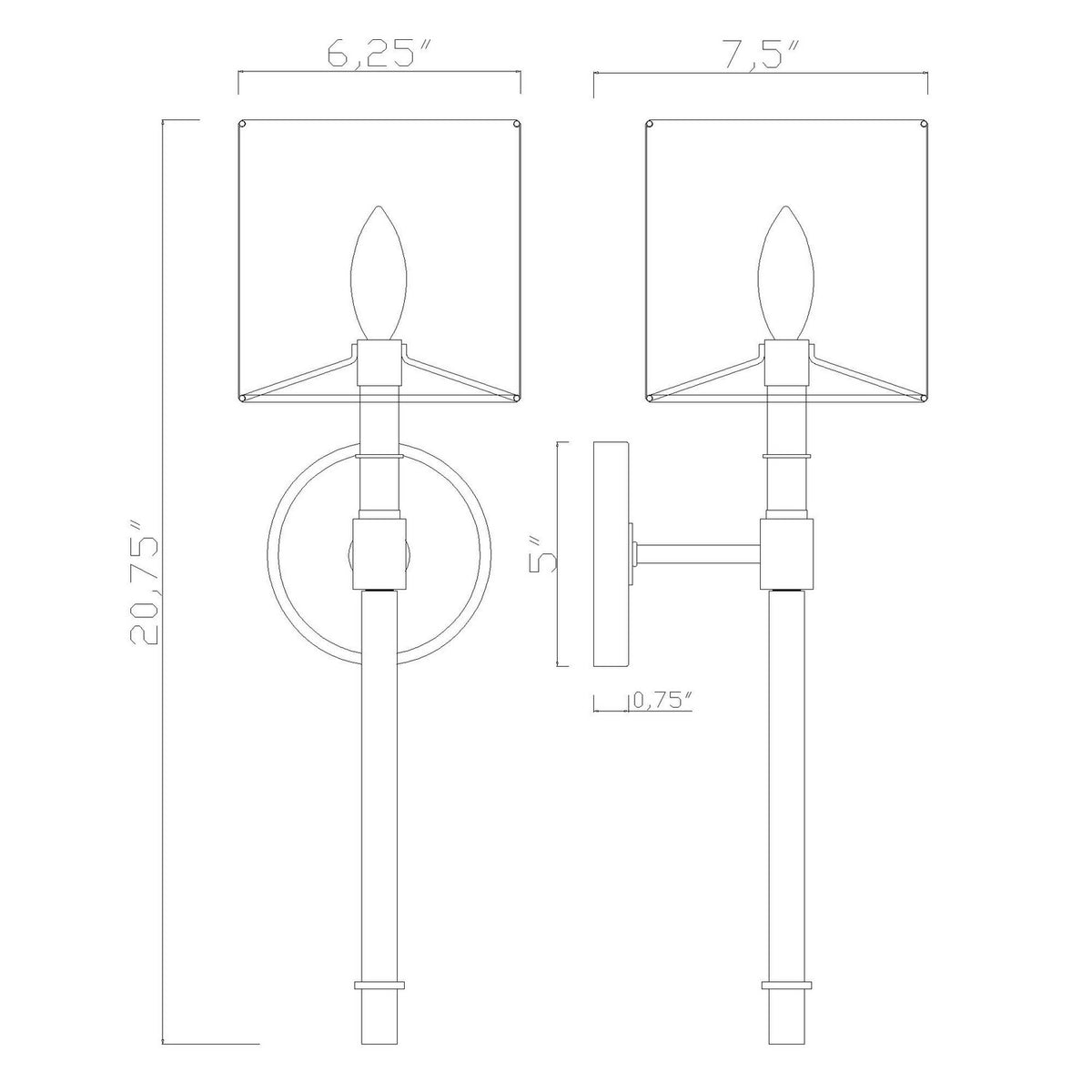 Herrick 1 Light Wall Sconce