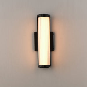 ET2 - E30481-BK - LED Outdoor Wall Sconce - Vetra - Black