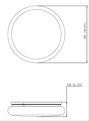 Z-Lite - 1025F20-BN-LED - LED Flush Mount - Soleil - Brushed Nickel