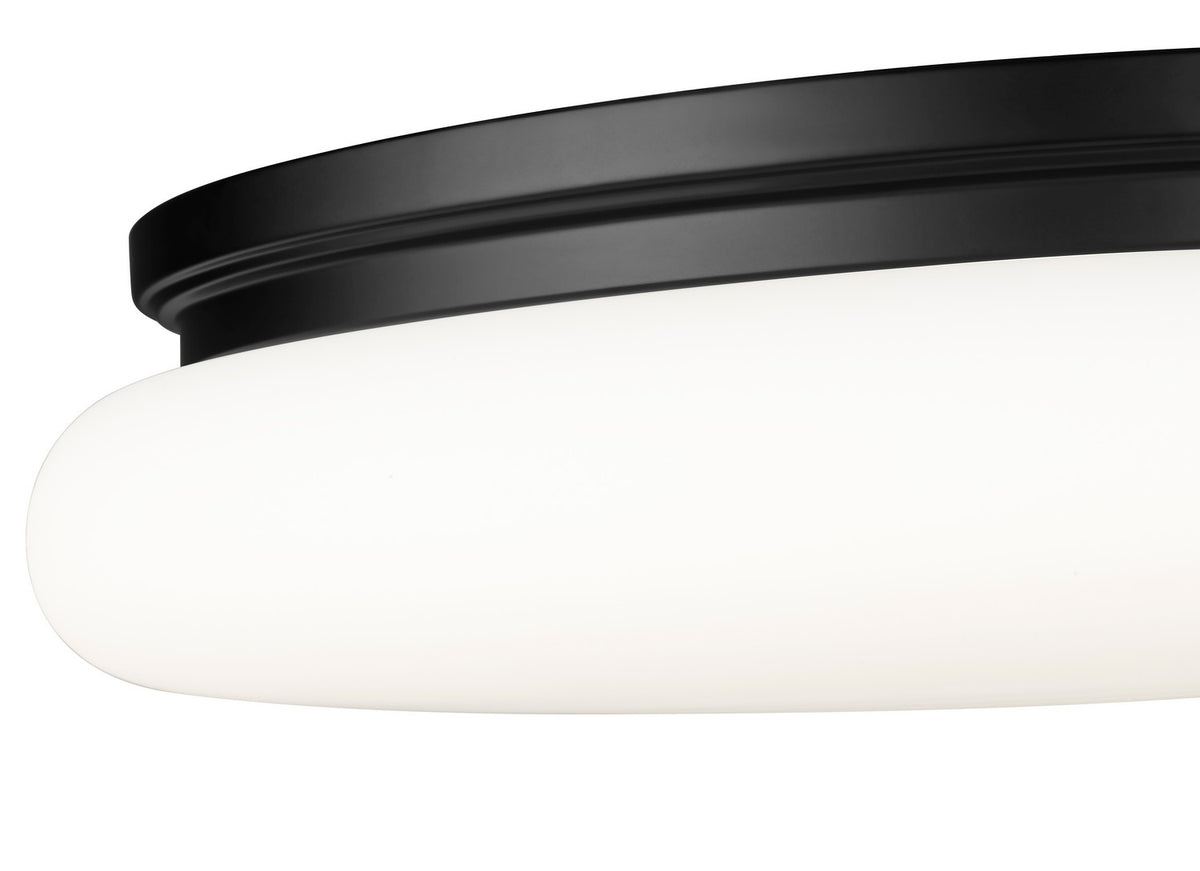 Z-Lite - 1025F20-MB-LED - LED Flush Mount - Soleil - Matte Black