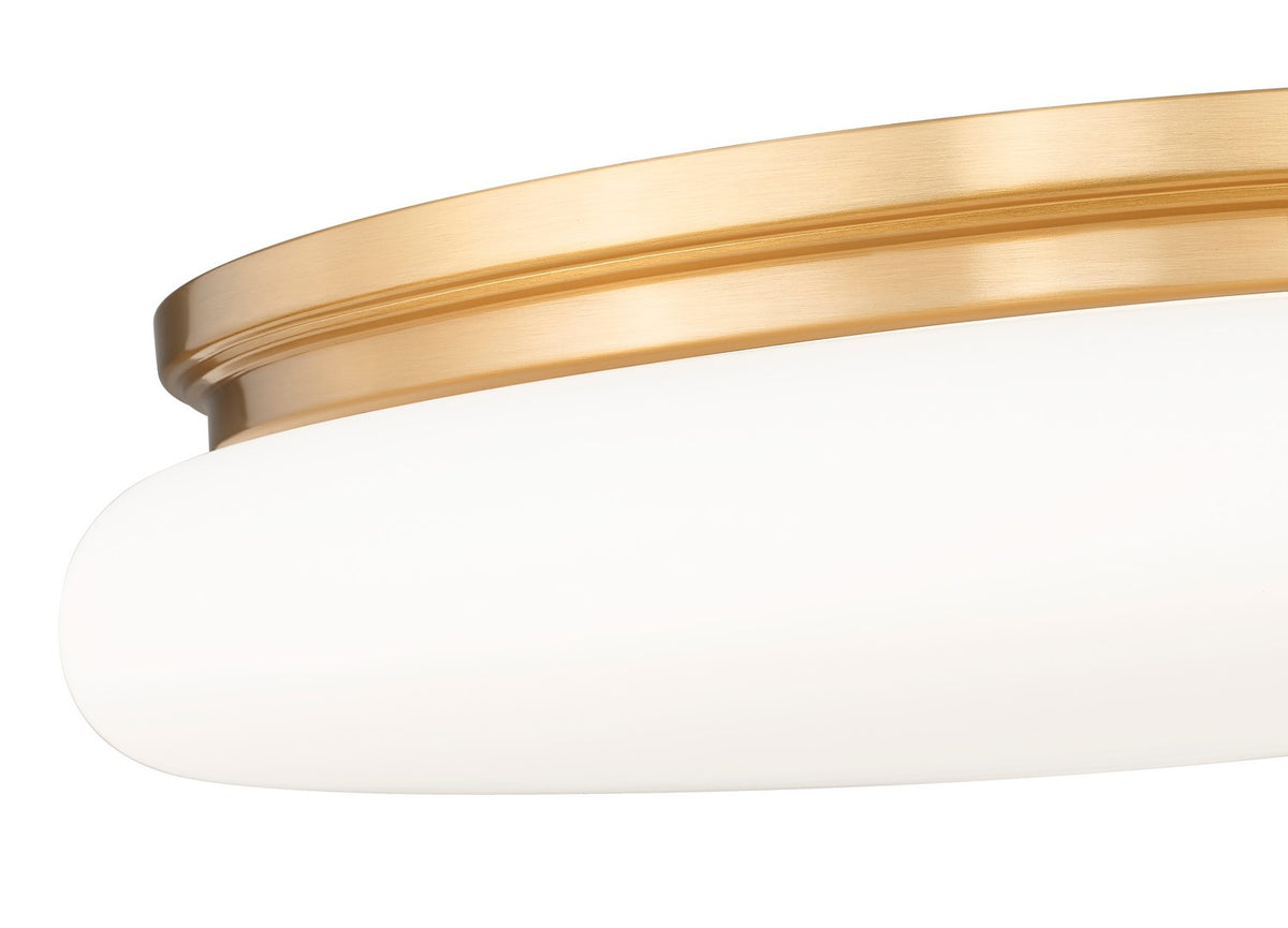 Z-Lite - 1025F20-MGLD-LED - LED Flush Mount - Soleil - Modern Gold