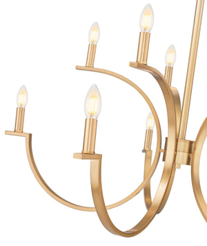 Z-Lite - 2016-10MGLD - Ten Light Chandelier - Cordelia - Modern Gold