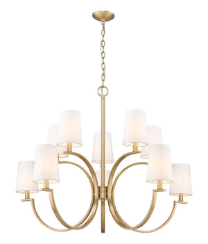 Z-Lite - 2016-10MGLD - Ten Light Chandelier - Cordelia - Modern Gold