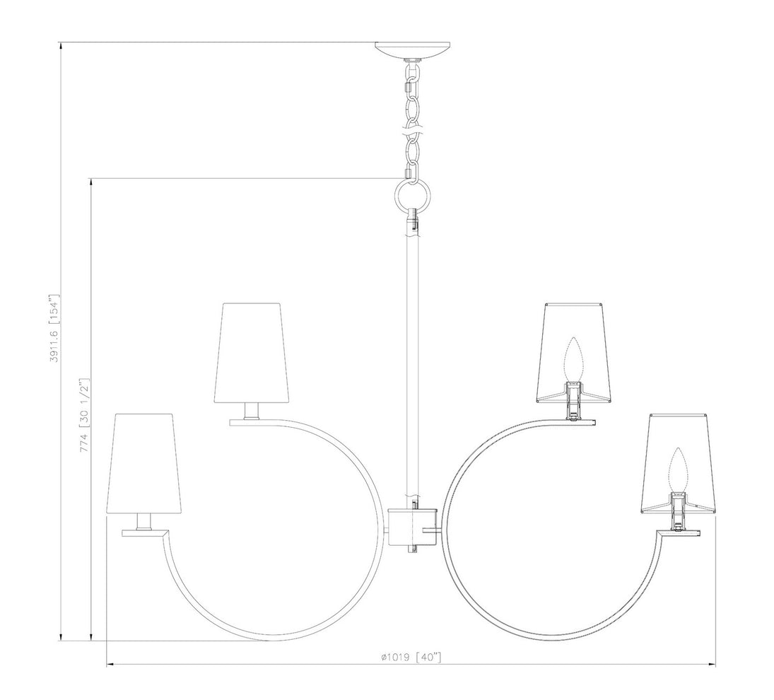 Z-Lite - 2016-10MGLD - Ten Light Chandelier - Cordelia - Modern Gold