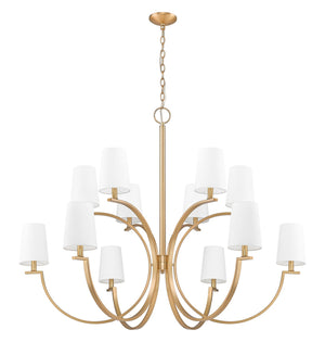 Z-Lite - 2016-12MGLD - 12 Light Chandelier - Cordelia - Modern Gold