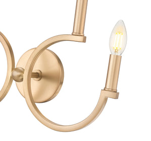 Z-Lite - 2016-4S-MGLD - Four Light Wall Sconce - Cordelia - Modern Gold