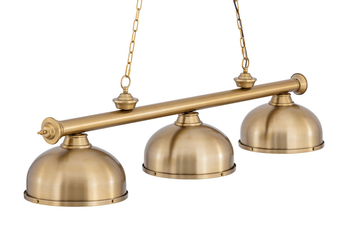 Z-Lite - 2306-3HBR-D12HBR - Three Light Billiard - Cordon - Heritage Brass