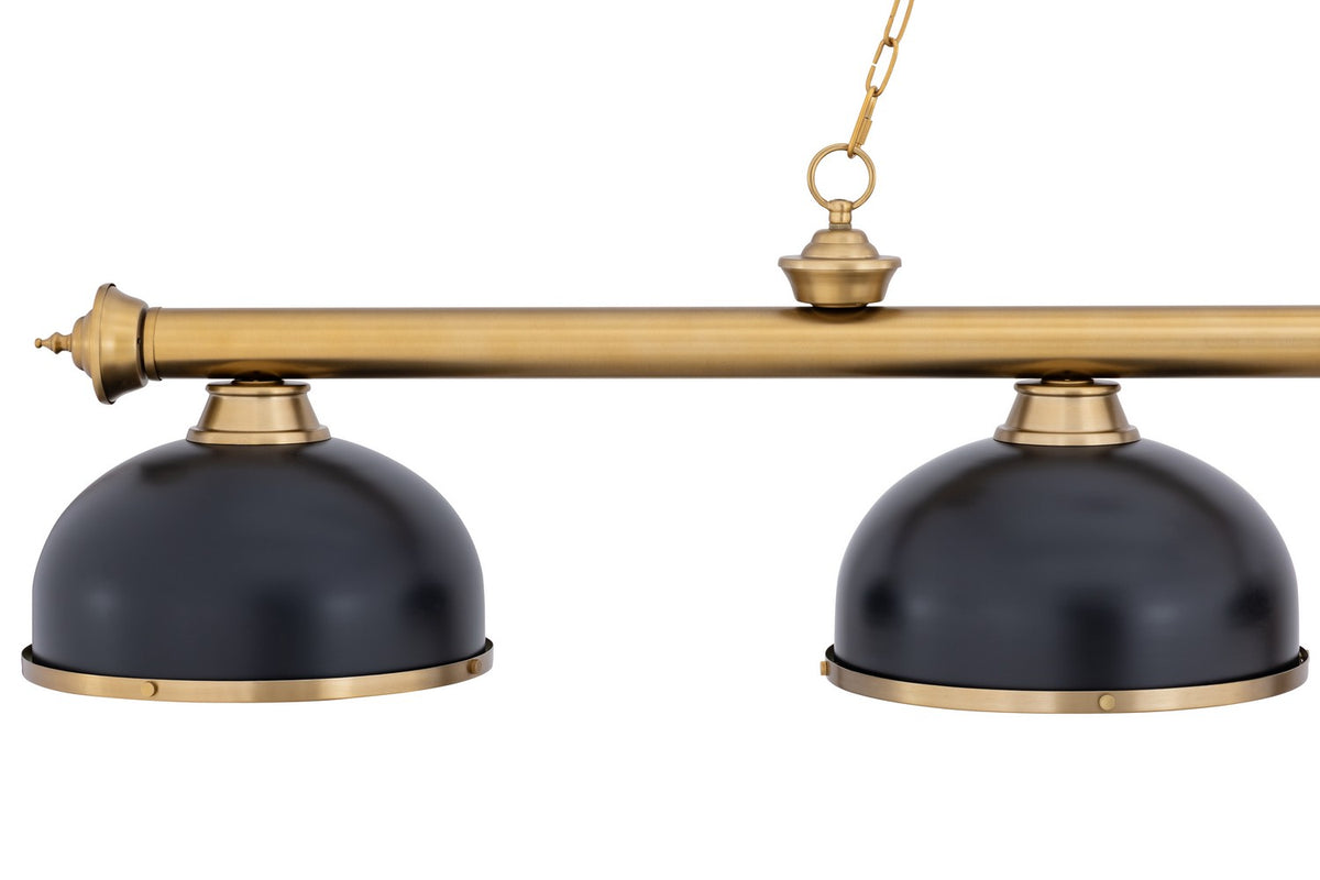 Z-Lite - 2306-4HBR-D12MB+HBR - Four Light Billiard - Cordon - Heritage Brass