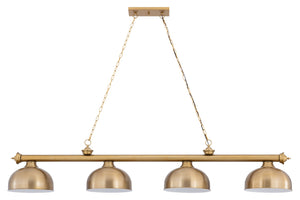 Z-Lite - 2306-4HBR-D13HBR - Four Light Billiard - Cordon - Heritage Brass