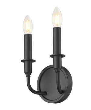 Z-Lite - 3049-2S-MB - Two Light Wall Sconce - Tova - Matte Black