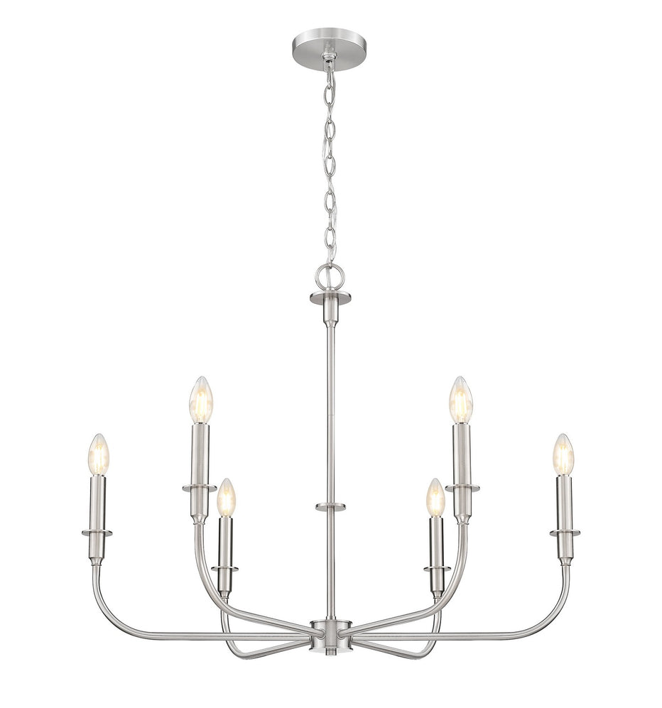 Z-Lite - 3049-32BN - Six Light Chandelier - Tova - Brushed Nickel