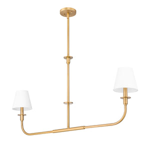 Z-Lite - 3049-42L-RB - Two Light Linear Chandelier - Tova - Rubbed Brass