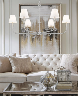 Z-Lite - 3049-45BN - Six Light Chandelier - Tova - Brushed Nickel