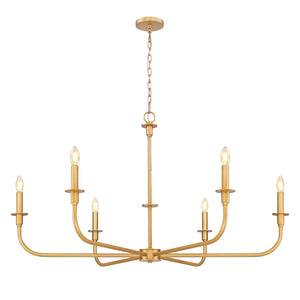Z-Lite - 3049-45RB - Six Light Chandelier - Tova - Rubbed Brass
