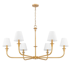 Z-Lite - 3049-45RB - Six Light Chandelier - Tova - Rubbed Brass