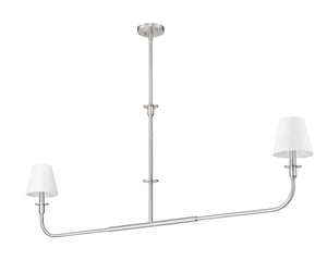 Z-Lite - 3049-60L-BN - Two Light Linear Chandelier - Tova - Brushed Nickel