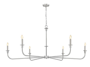 Z-Lite - 3049-62BN - Six Light Chandelier - Tova - Brushed Nickel
