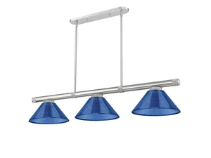 Z-Lite - 3050-3BN-ARDB - Three Light Billiard - Vanguard - Brushed Nickel