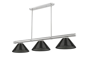 Z-Lite - 3050-3BN-ARS - Three Light Billiard - Vanguard - Brushed Nickel