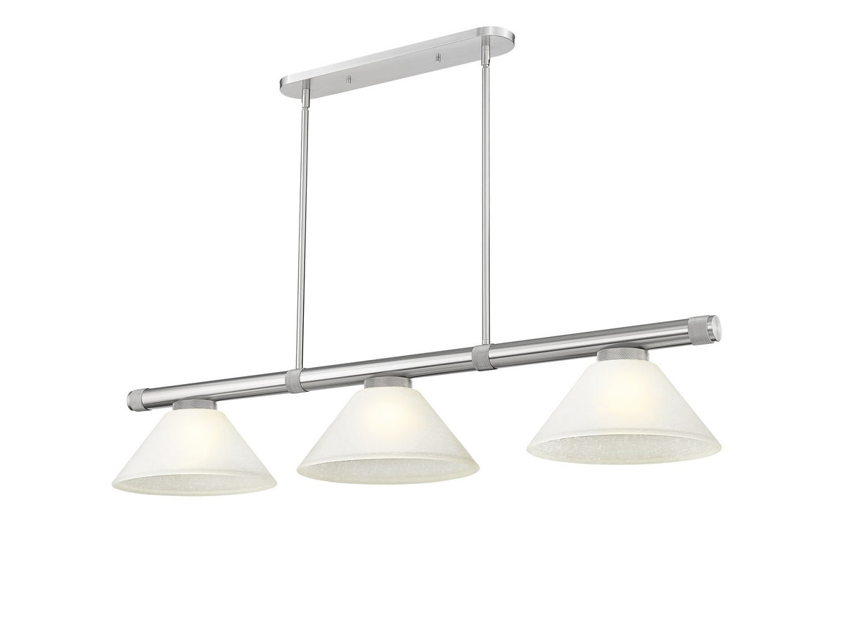 Z-Lite - 3050-3BN-AWL14 - Three Light Billiard - Vanguard - Brushed Nickel