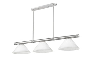 Z-Lite - 3050-3BN-AWL14 - Three Light Billiard - Vanguard - Brushed Nickel