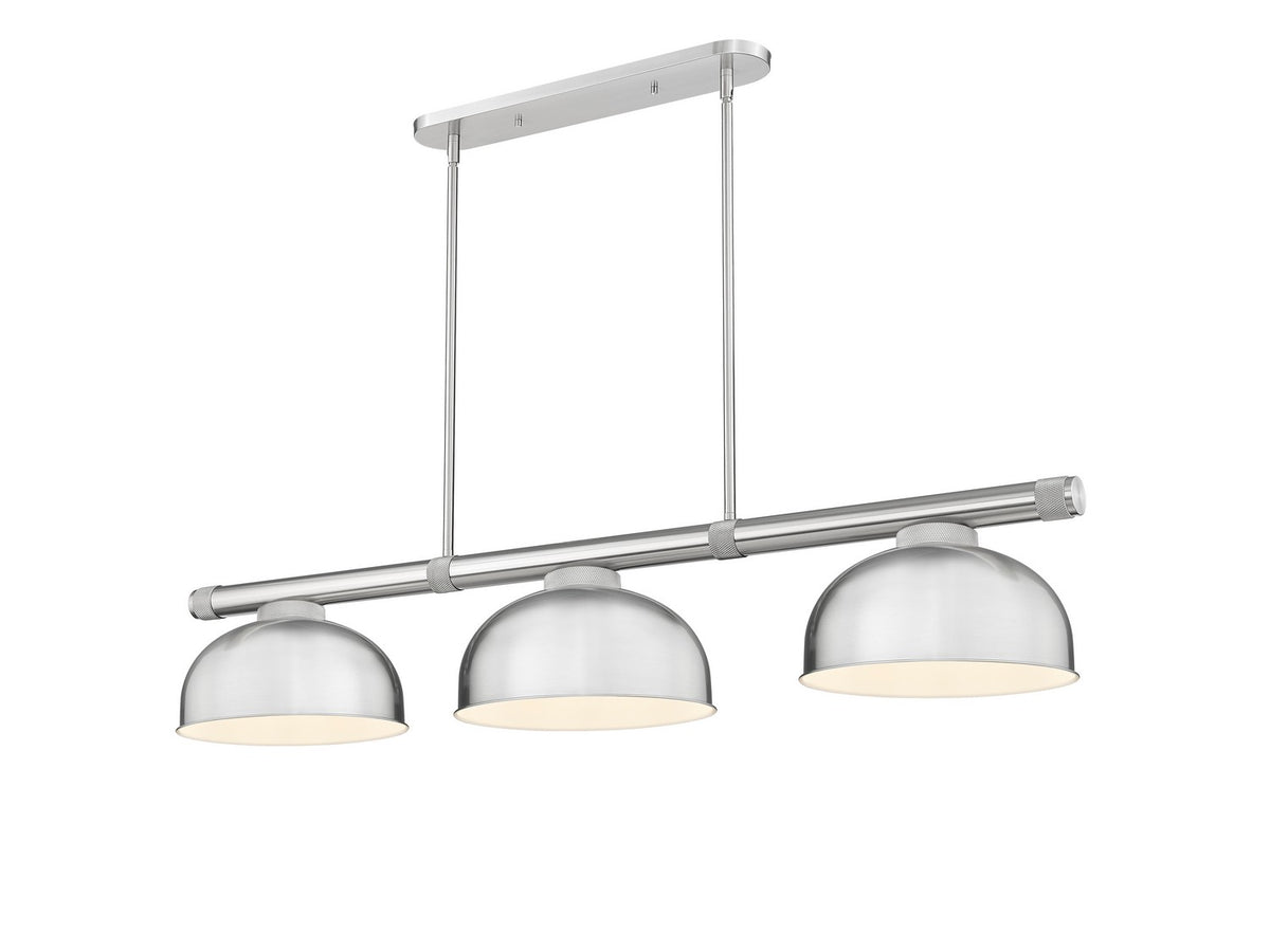 Z-Lite - 3050-3BN-D13BN - Three Light Billiard - Vanguard - Brushed Nickel