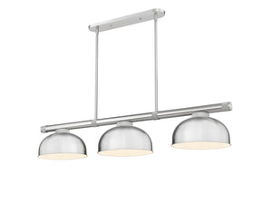 Z-Lite - 3050-3BN-D13BN - Three Light Billiard - Vanguard - Brushed Nickel