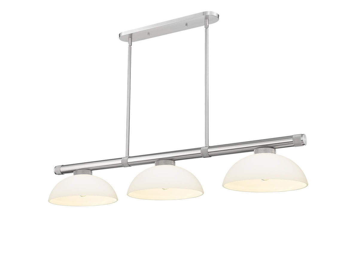 Z-Lite - 3050-3BN-DMO14 - Three Light Billiard - Vanguard - Brushed Nickel
