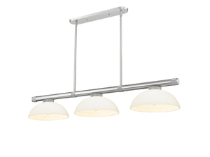 Z-Lite - 3050-3BN-DMO14 - Three Light Billiard - Vanguard - Brushed Nickel