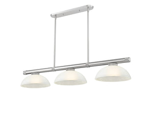 Z-Lite - 3050-3BN-DWL14 - Three Light Billiard - Vanguard - Brushed Nickel