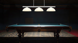 Z-Lite - 3050-3BN-DWL14 - Three Light Billiard - Vanguard - Brushed Nickel
