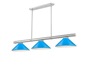 Z-Lite - 3050-3BN-MEB - Three Light Billiard - Vanguard - Brushed Nickel