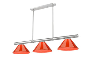 Z-Lite - 3050-3BN-PRD - Three Light Billiard - Vanguard - Brushed Nickel