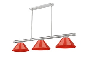 Z-Lite - 3050-3BN-PRD - Three Light Billiard - Vanguard - Brushed Nickel