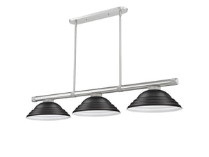 Z-Lite - 3050-3BN-SMB - Three Light Billiard - Vanguard - Brushed Nickel
