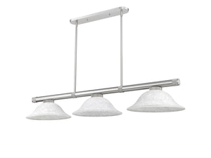 Z-Lite - 3050-3BN-WM16 - Three Light Billiard - Vanguard - Brushed Nickel