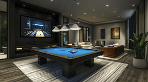 Z-Lite - 3050-3MB-RB-MBN - Three Light Billiard - Vanguard - Matte Black + Rubbed Brass