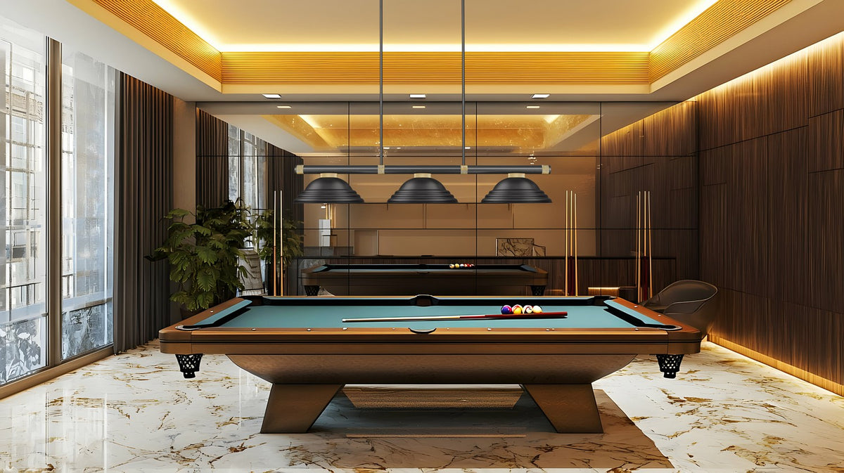 Z-Lite - 3050-3MB-RB-SMB - Three Light Billiard - Vanguard - Matte Black + Rubbed Brass