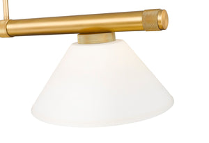Z-Lite - 3050-3RB-AMO14 - Three Light Billiard - Vanguard - Rubbed Brass