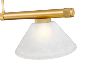 Z-Lite - 3050-3RB-AWL14 - Three Light Billiard - Vanguard - Rubbed Brass